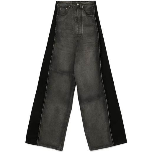 MM6 Maison Margiela jeans a gamba ampia - nero