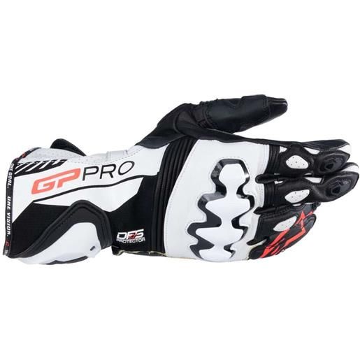 Alpinestars guanti moto racing Alpinestars gp pro r4 nero bianco