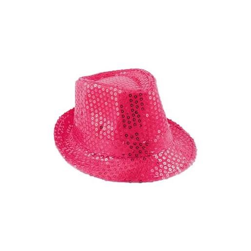 TMK cappello elegante con pailettes scintillanti elegante multicolore e multipack cod. 71300 (it, testo, taglia unica, 6pz, fucsia)