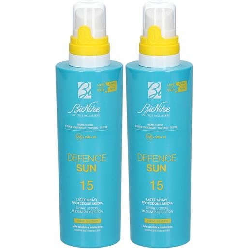 I.c.i.m. (Bionike) Internation bio. Nike defence sun latte spray spf 15 set da 2 2x200 ml