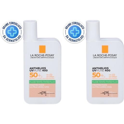 LA Roche Posay-Phas (L'Oreal) la roche-posay anthelios oil control colorato fluido spf50+ 50 ml set da 2 2x50 crema solare