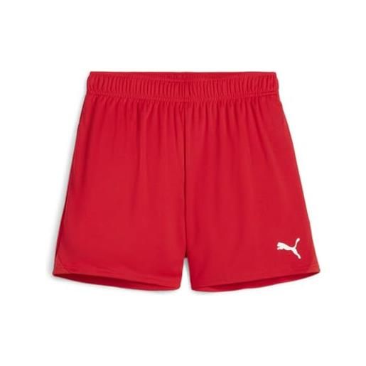 Puma teamgoal shorts wmns - pantaloncini in maglia adulti unisex, puma red-puma white, 705754