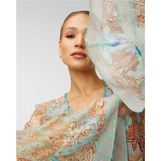 Camilla abito in seta Camilla make love not war