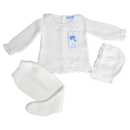 Mac Illusion completo nascita neonato in misto lana - gioia