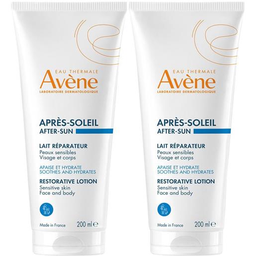 Avene (Pierre Fabre It. SpA) eau thermale avène latte doposole ristrutturante set da 2 2x200 ml crema