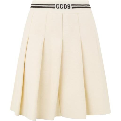 GCDS gonna plissettata - toni neutri