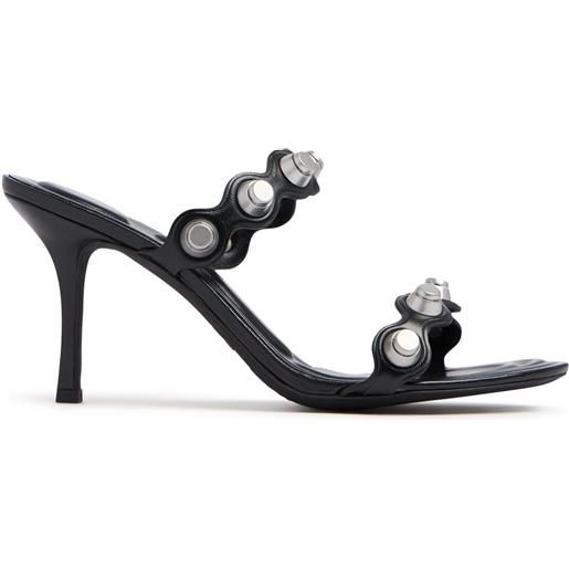 ALEXANDER WANG sandali riot in pelle 85mm