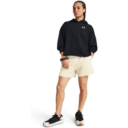 Under Armour felpa con cappuccio rival terry os black