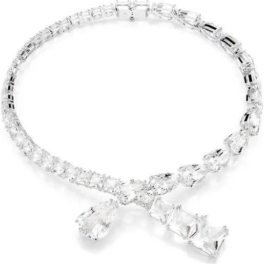 SWAROVSKI collana matrix bianco, placcatura rodio 5692521