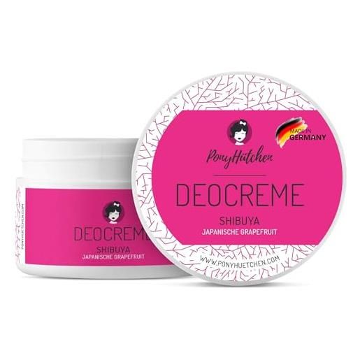 Ponyhütchen, crema deodorante shibuya, 50 da ml (etichetta in lingua italiana non garantita)