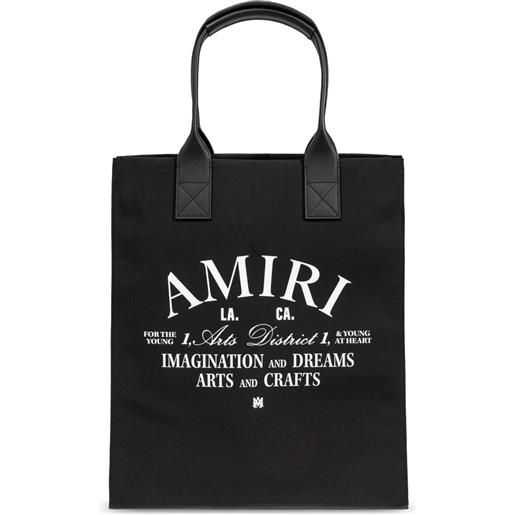 AMIRI borsa tote arts district - nero