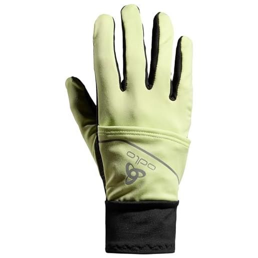 Odlo guanti sportivi uomo donna intensity cover safety light i guanti da ciclismo i guanti da corsa