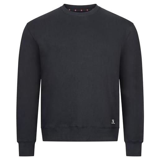 Höhenhorn wallster - felpa da uomo con girocollo, pullover in cotone, verde, xl