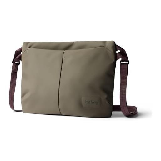 Bellroy laneway sacoche (borsa a tracolla versatile/side bag piatta, borsetta da viaggio sottile per passaporti, telefono e piccoli oggetti essenziali) - sea. Kelp
