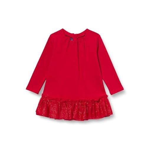 Chicco vestito a maniche lunghe, vestito casual bambine e ragazze, rosso, 8 anni