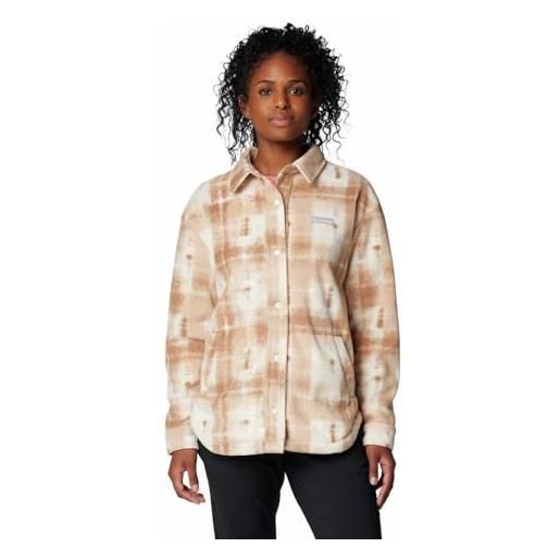 Columbia benton springs shirt jacket 2 full zip giacca in pile da donna (confezione da 1)
