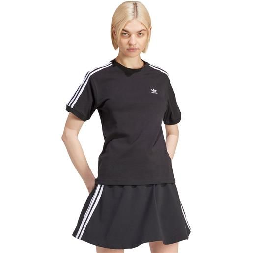 Adidas t-shirt 3 stripes donna nero