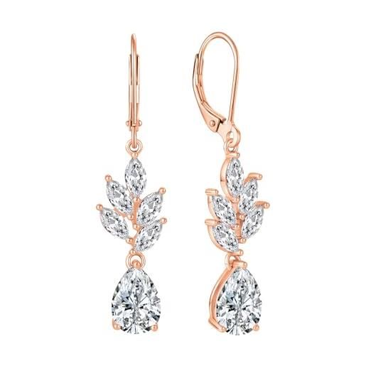 Orecchini A Goccia Di Cristallo, Orecchini Da Sposa - Foto 10