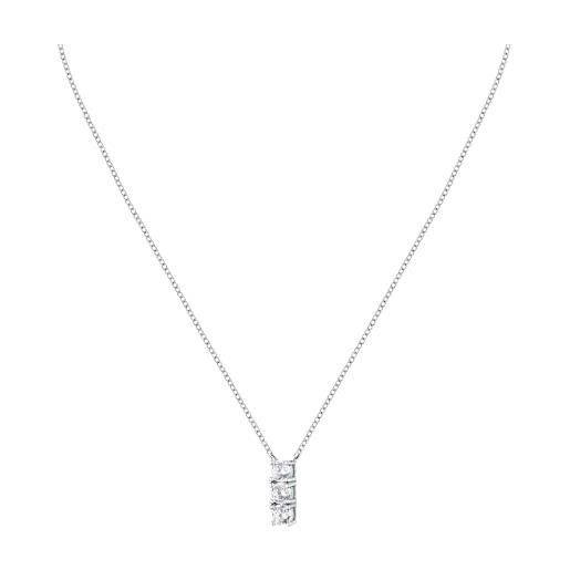 Morellato collana donna in argento 925‰ riciclato, tennis, collezione tesori - saiw240