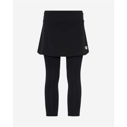Arena asphalt w - short running - donna - nero