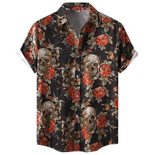 Cozy Up Camicie streetwear estive a maniche corte da uomo chemise