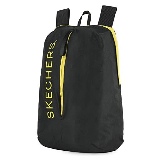 Skechers nero zaino, taglia unica unisex-adulto