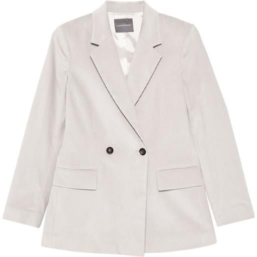 Lorena Antoniazzi blazer a coste - grigio