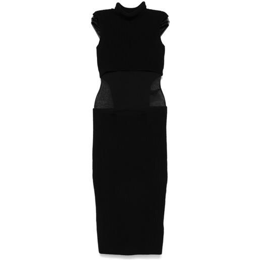 Sportmax abito midi arabba - nero
