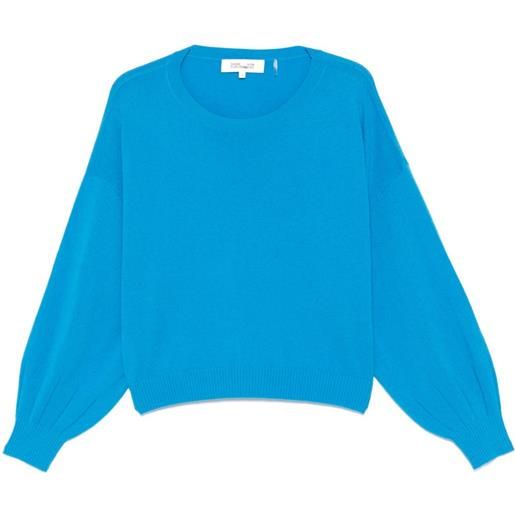 DVF Diane von Furstenberg maglione ken - blu