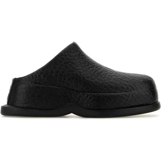 Alexander McQueen mules wave - nero