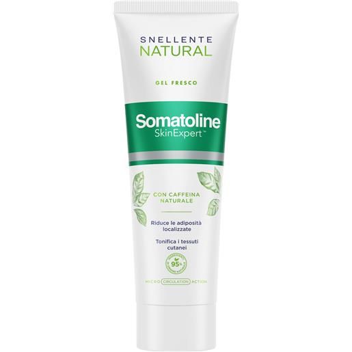 Somatoline skinexpert snellente natural gel fresco trattamento corpo snellente, estratto di zenzero e menta piperita 250ml
