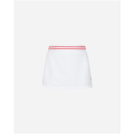 Fila basic jr - pantalone tennis - bianco