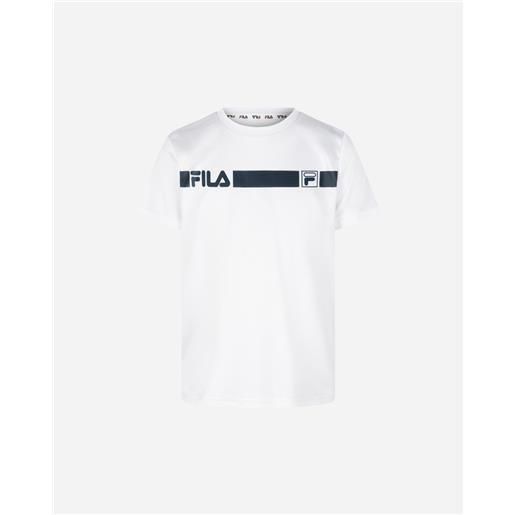 Fila match line jr - maglia tennis - bianco