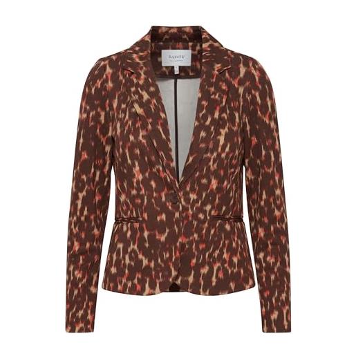 b.young - byrizetta aop blazer 3 - blazer - 20813588, chicory coffee mix (200487), 48
