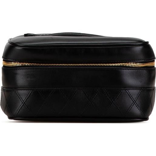 CHANEL Pre-Owned - trousse cc anni 1996-1997 - donna - pelle di agnello - taglia unica - nero