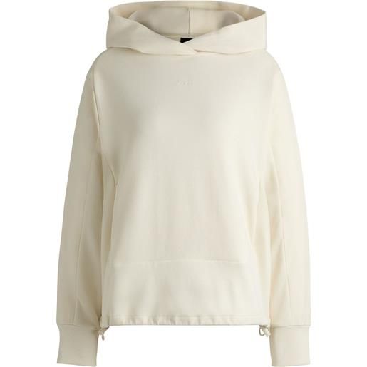 BOSS felpa con cappuccio - bianco