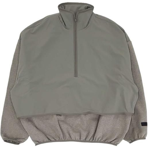 FEAR OF GOD ESSENTIALS felpa con scollo a imbuto - grigio
