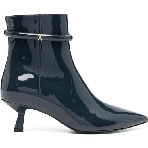 Patrizia Pepe stivali con placca logo 60mm - grigio