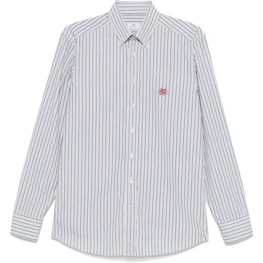 ETRO camicia a righe - verde