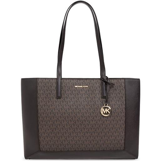 Michael Michael Kors borsa tote taryn - marrone