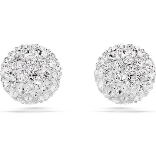SWAROVSKI orecchini dextera sfera, bianco, placcatura rodio 5700290