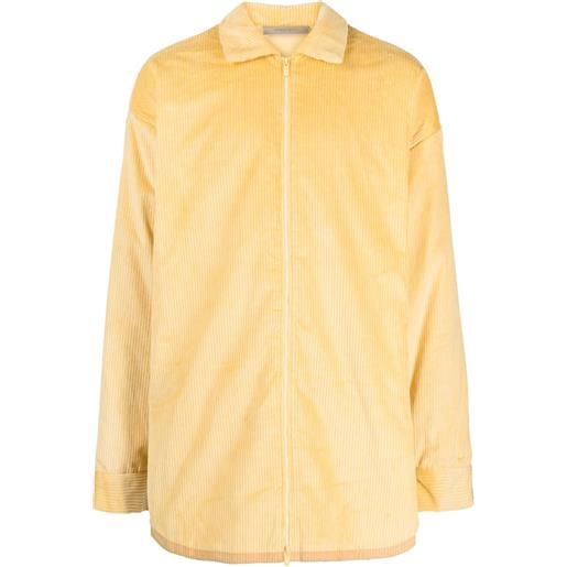 FEAR OF GOD ESSENTIALS giacca-camicia a coste - giallo