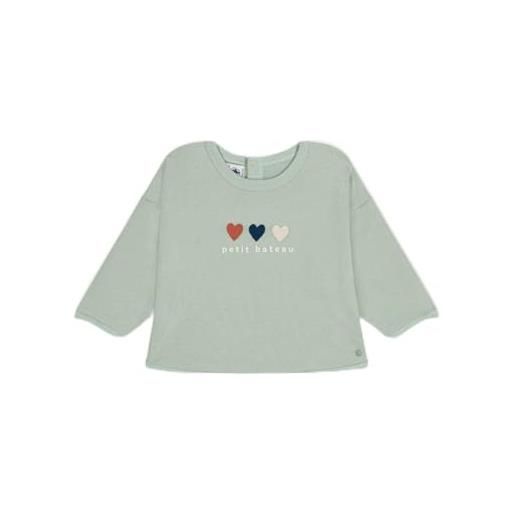 Petit Bateau a0aii felpa, erbiere, 18 mesi bimbo