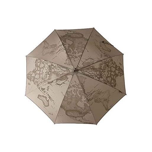 Alviero Martini 1A Classe ombrello automatico lungo classico geo tortora, made in italy