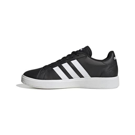 adidas grand td lifestyle court casual shoes, sneakers, core black/cloud white/core black, 40 eu