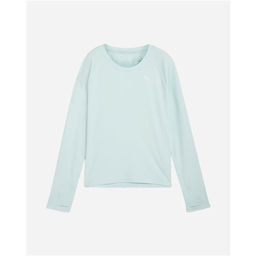 Puma cloudspun w - maglia running - donna - azzurro