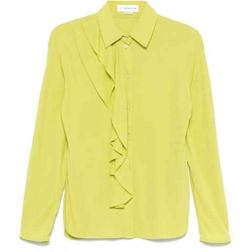Victoria Beckham camicia in crêpe - giallo