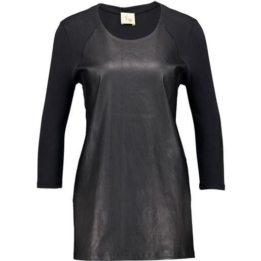 PAULA t-shirt a maniche lunghe - nero