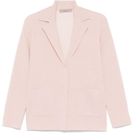 D.Exterior blazer in maglia - rosa