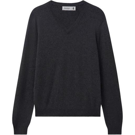 Pringle of Scotland maglione con scollo a v - grigio